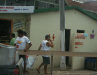 Toilettes unisexe à Manaus, Brésil